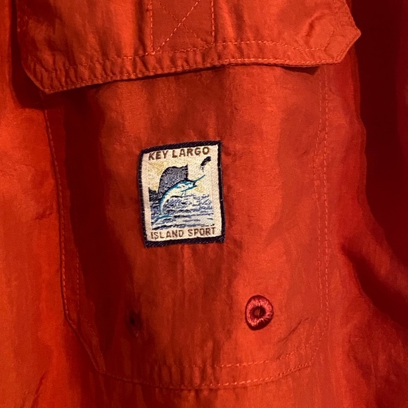 Original Island Sport Mens Orange Key Largo Swim Trunks board Shorts Sz XXL - Picture 4 of 6